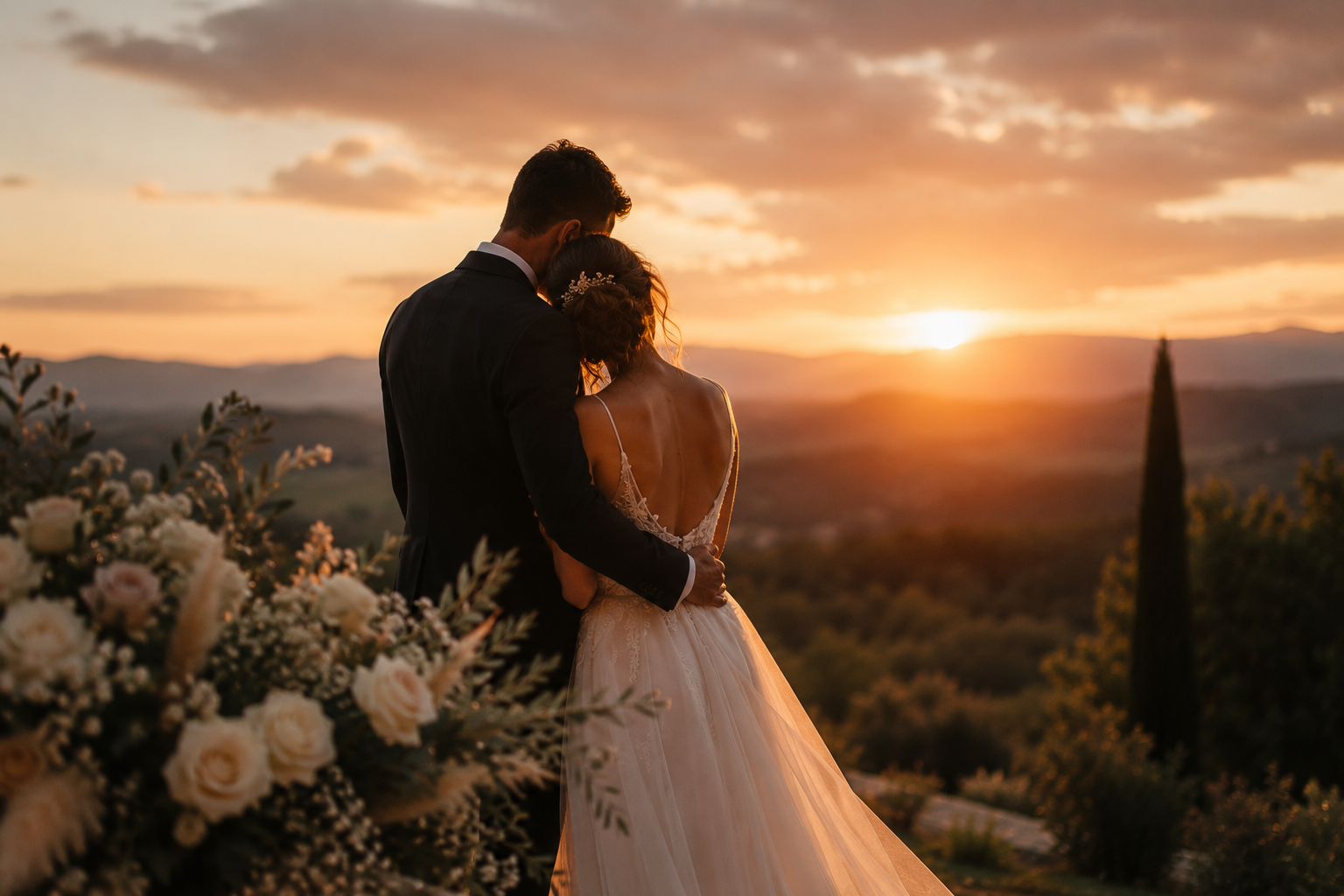Dettagli eleganti di matrimonio